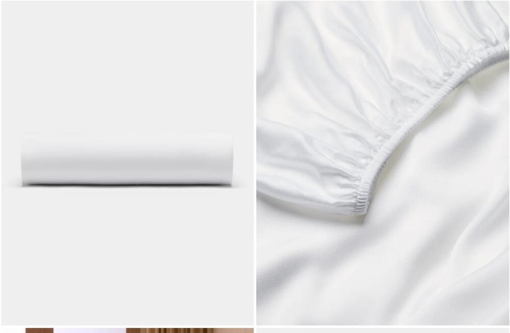 Cozy Earth - California King Bamboo Fitted Sheet - White